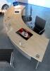 Elite Callisto Radius Crescent Workstation MDF 1900 x 1200mm