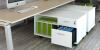 Elite Linnea Rectangular Desk with Shared Inset Leg 2000 x 800mm