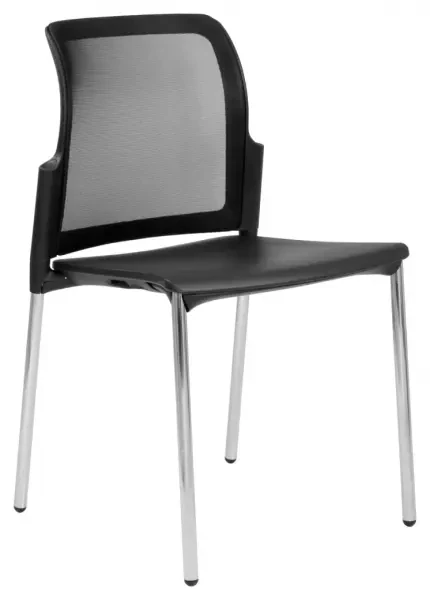 Elite Leola Mesh Back 4 Legged Chair without Arms