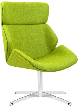 Elite Cascara High Back Fully Upholstered Swivel Chair