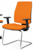 Elite Match Upholstered Cantilever Meeting Chair With 4D (Height, Width, Pad Depth & 30 Degree Rotation) Arms