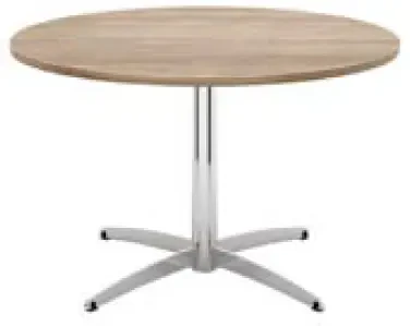 Elite Cascara Circular Meeting Table - 1000 x 725mm