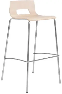 Elite Multiply 4 Legged Open Back Bar Stool