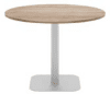 Elite Circular Meeting Table Square Base - 600mm