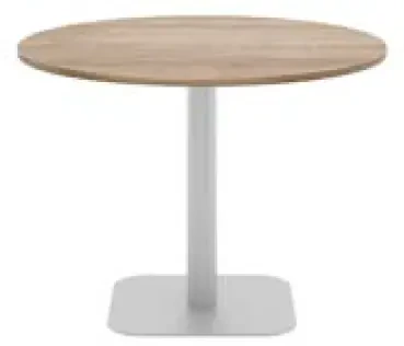 Elite Circular Meeting Table Square Base - 600mm