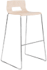 Elite Multiply Sled Base Open Back Bar Stool