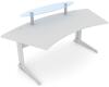 Elite Reception Glass Shelf - 1200 x 300 x 215mm