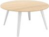 Elite Reflex Circular Meeting Table 1200 x 740mm