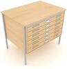 Elite Norton A0 Plan 6 Drawer Chest - Oak