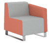 Elite Ella One Seater Right Arm Full Back Chair