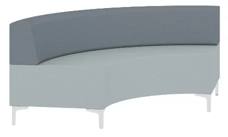 Elite Evo Plus 90 Degree Curved Corner Seat with Full Back