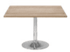 Elite Square Chrome Trumpet Base Meeting Table - 800 x 800 x 725mm