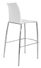 Elite Focus Bar Stool - White