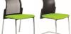 Elite Leola Mesh Back Chair With Upholstered Seat & Castors