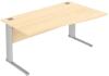 Elite Optima Plus Single Wave Desk 1400 x 800-1000mm