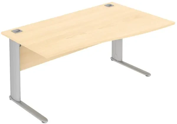 Elite Optima Plus Single Wave Desk 1600 x 800-1000mm