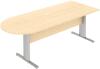 Elite Optima Plus Single D Ended Meeting Table 2200 x 800mm