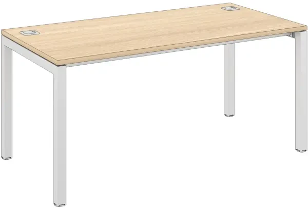 Elite Matrix Rectangular Desk with Straight Legs - 1400mm x 700mm