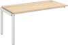 Elite Matrix Rectangular Desk with Shared Leg 1000 x 800mm