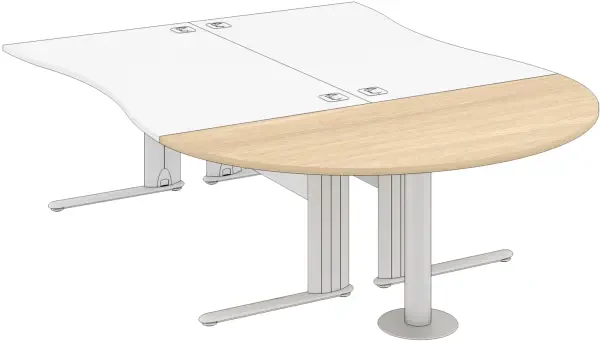 Elite Optima Plus Meeting Extension 800 x 600mm