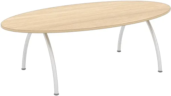 Elite Callisto Oval Meeting Table 2400 x 1200 x 740mm