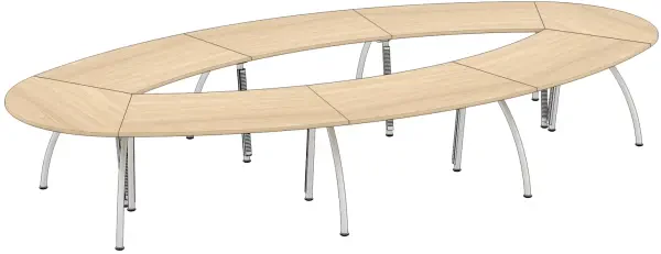 Elite Callisto Segue Conference Table 4830 x 2470 x 740mm