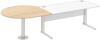 Elite Teardrop Extension Meeting Table - 1200 x 740mm