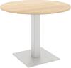 Elite Circular Meeting Table Square Base - 800mm