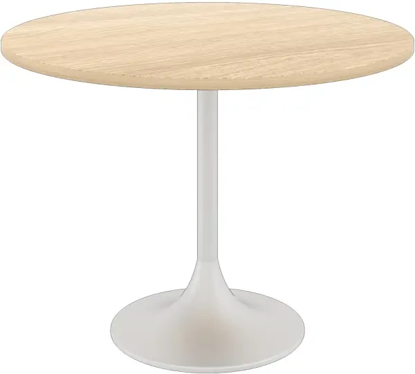 Elite Circular Trumpet Base Meeting Table - 1000 x 725mm