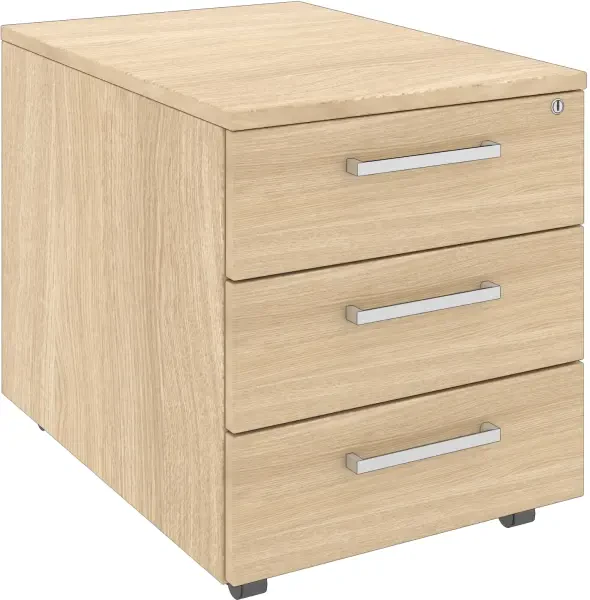 Elite 3 Drawer Low Pedestal - 418 x 600mm