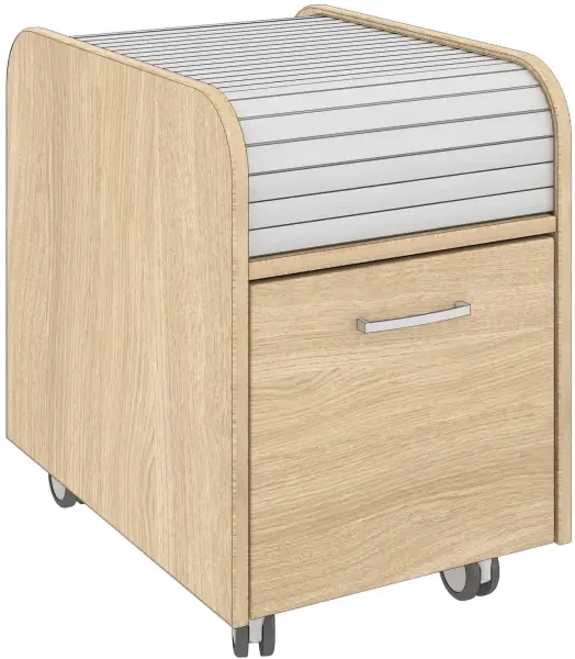 Elite Mobile Tambour Filing Pedestal