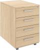 Elite 4 Drawer Pedestal - Standard Drawer 418 x 600mm