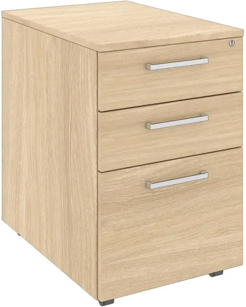 Elite 3 Drawer Pedestal - Standard Drawer 418 x 600mm