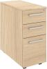 Elite 3 Drawer Narrow Mobile Pedestal - System Drawer 298 x 600mm