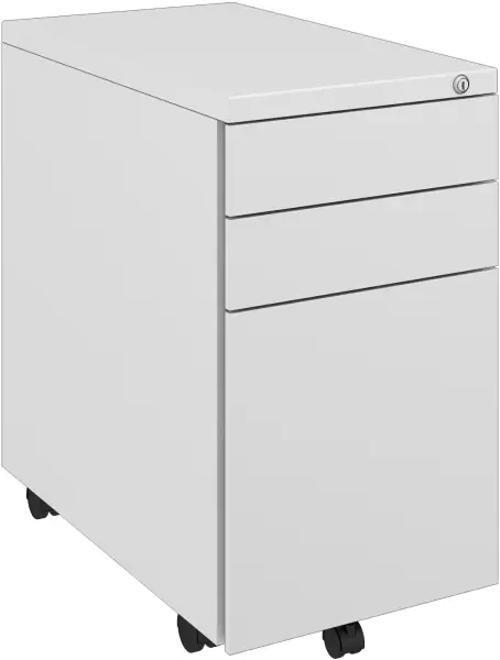 Elite 3 Drawer Narrow Steel Pedestal