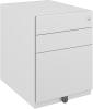 Elite 3 Drawer Narrow Flat Steel Pedestal