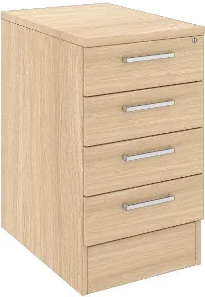 Elite 4 Drawer Desk High Pedestal - Standard Drawer 418 x 600mm