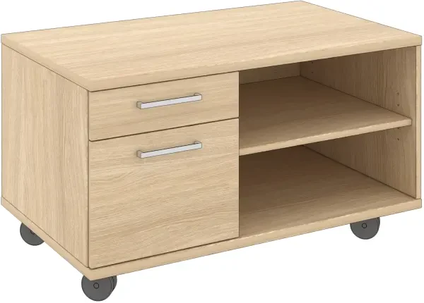 Elite Single Sided Mobile Under Desk Pedestal & Storage Unit 1000 x 570 x 600mm