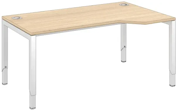 Elite Advance Height Adjustable Angular Workstation